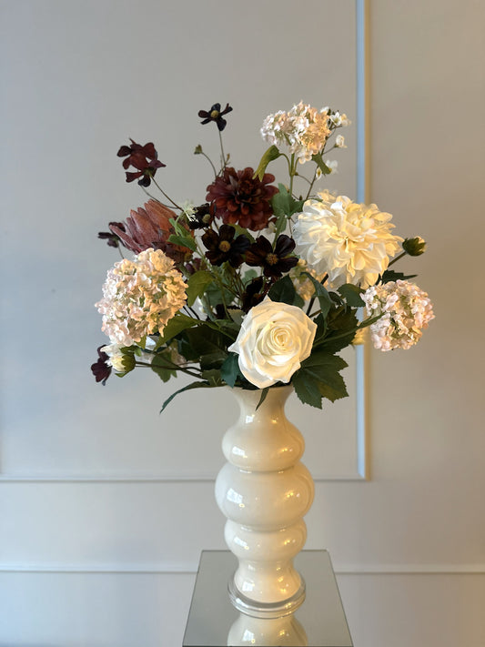 Zijden bloemen boeket - Elegance