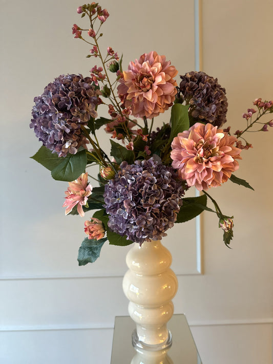 Zijden bloemen boeket - Velvet Dawn